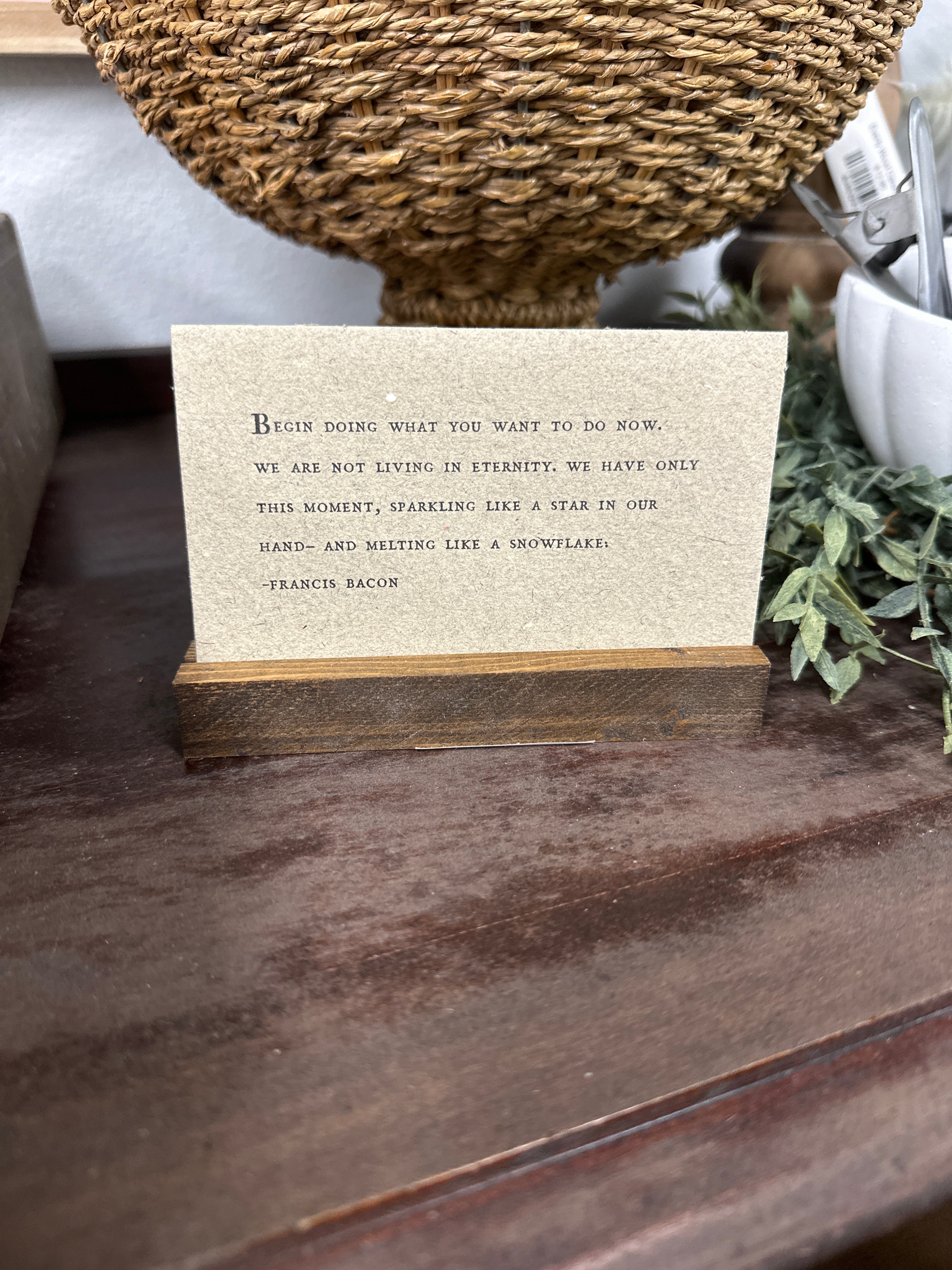 Gathered Thoughts ~ Good Advice