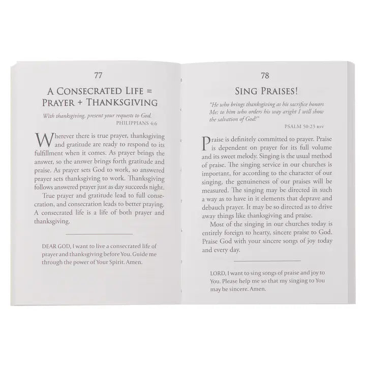 Living a Life of Prayer