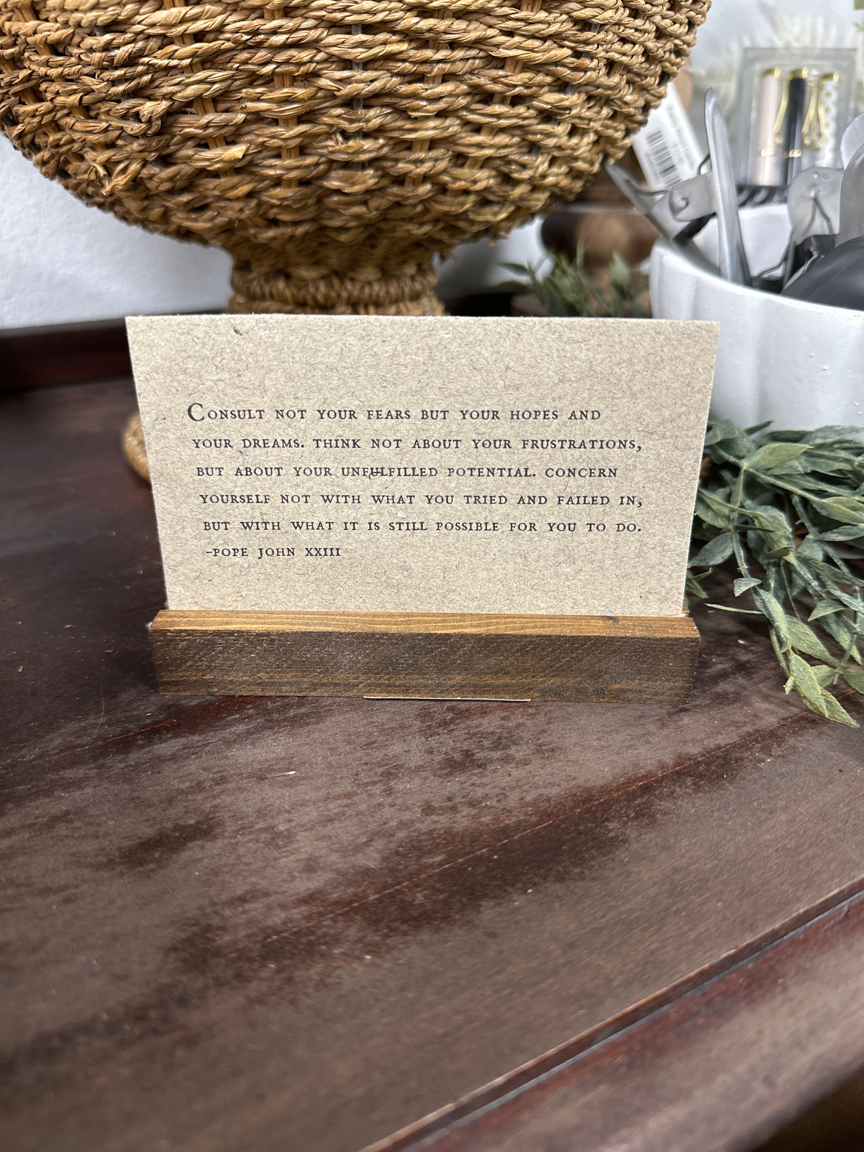 Gathered Thoughts ~ Good Advice