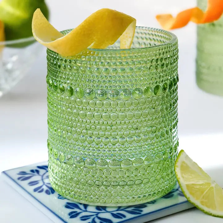 Hobnail Beaded  Drinking Glasses