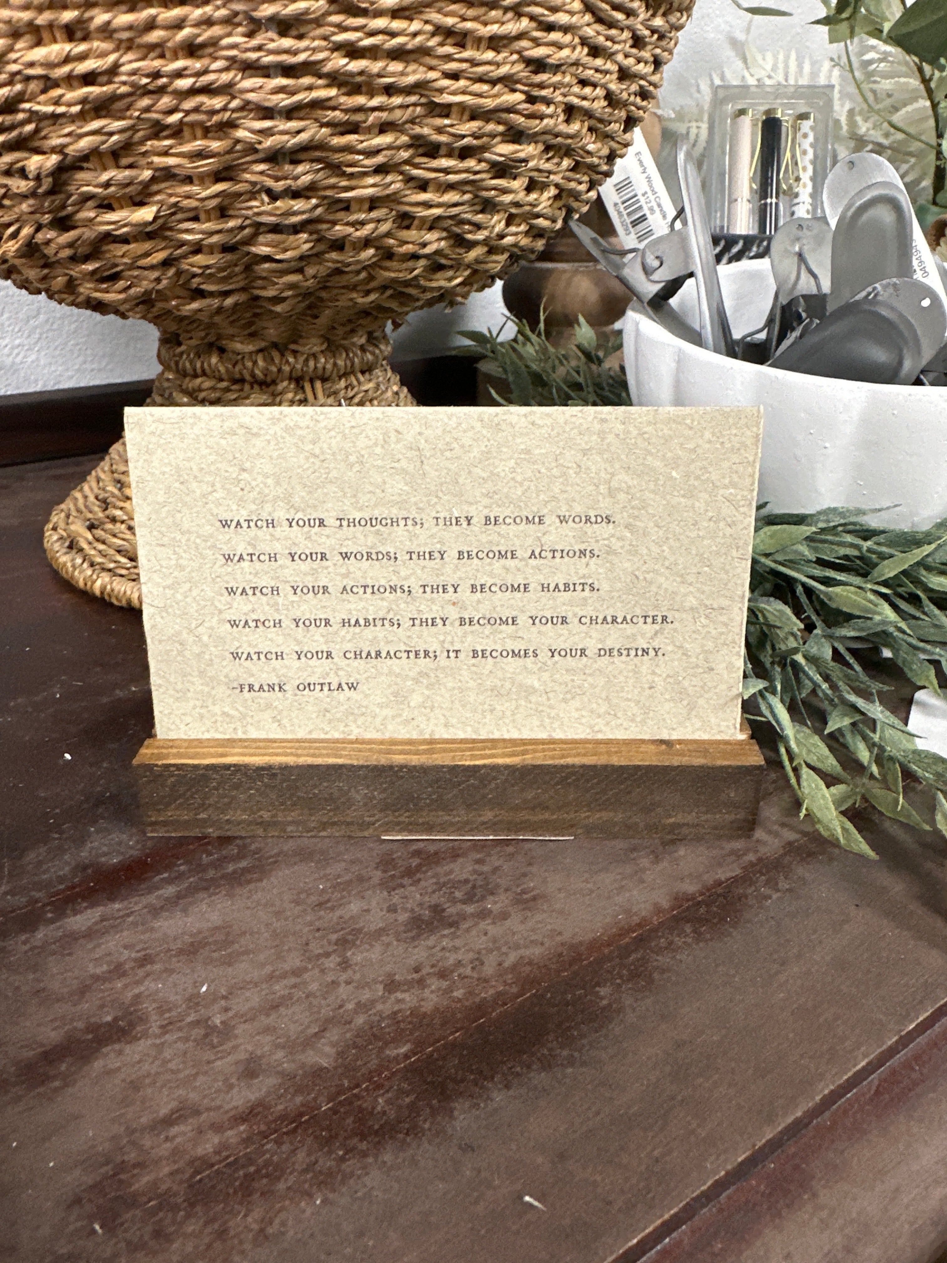 Gathered Thoughts ~ Good Advice