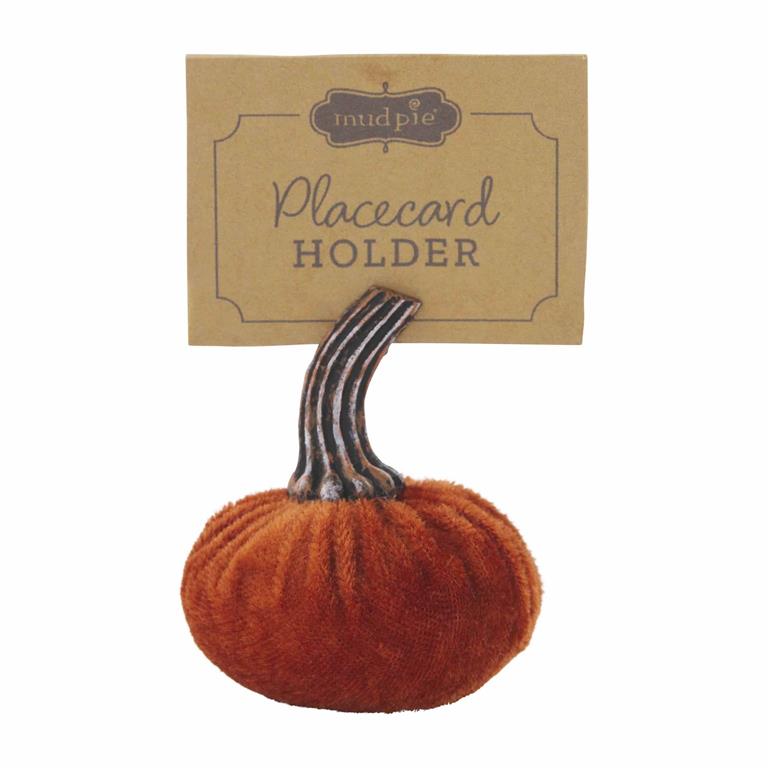 Velvet Pumpkin Place Card