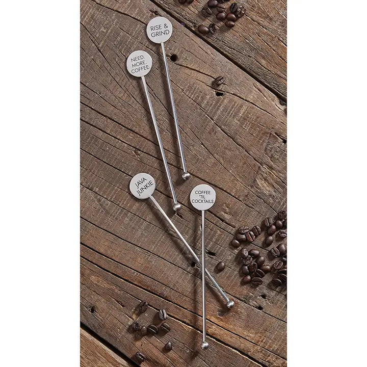 Stainless Steel Stir Sticks - Coffee