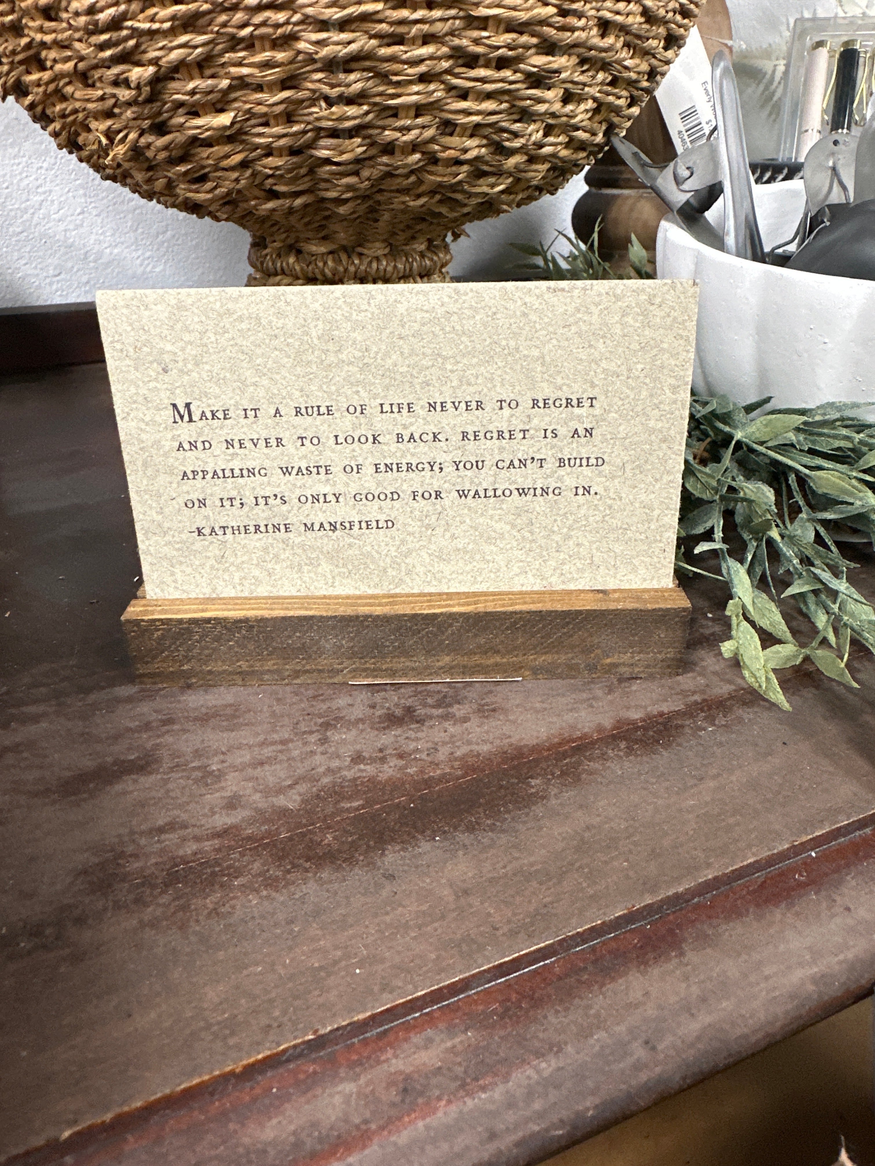 Gathered Thoughts ~ Good Advice