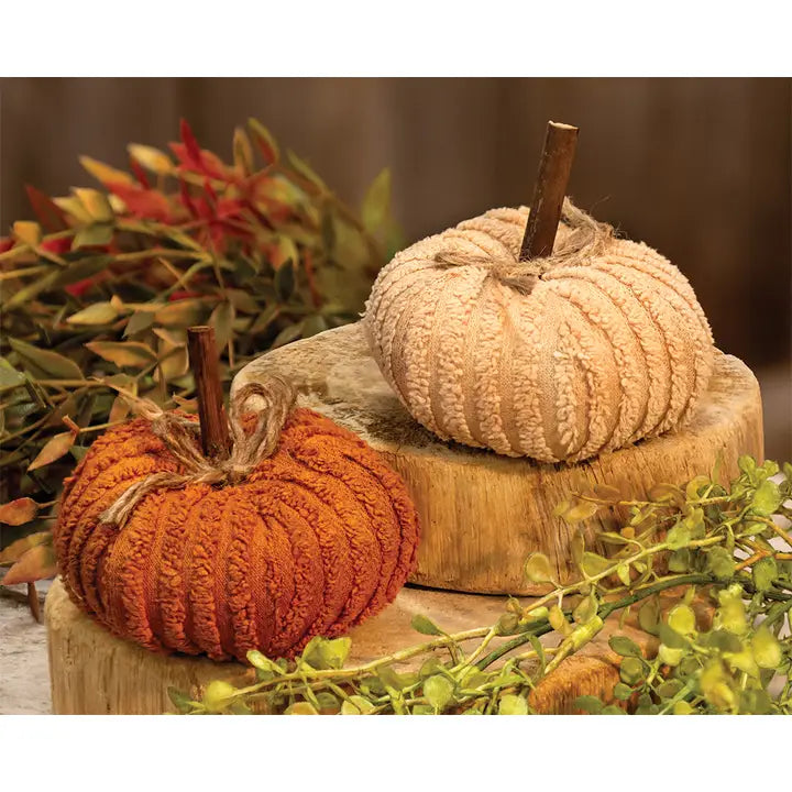 Chenille Stuffed Pumpkin