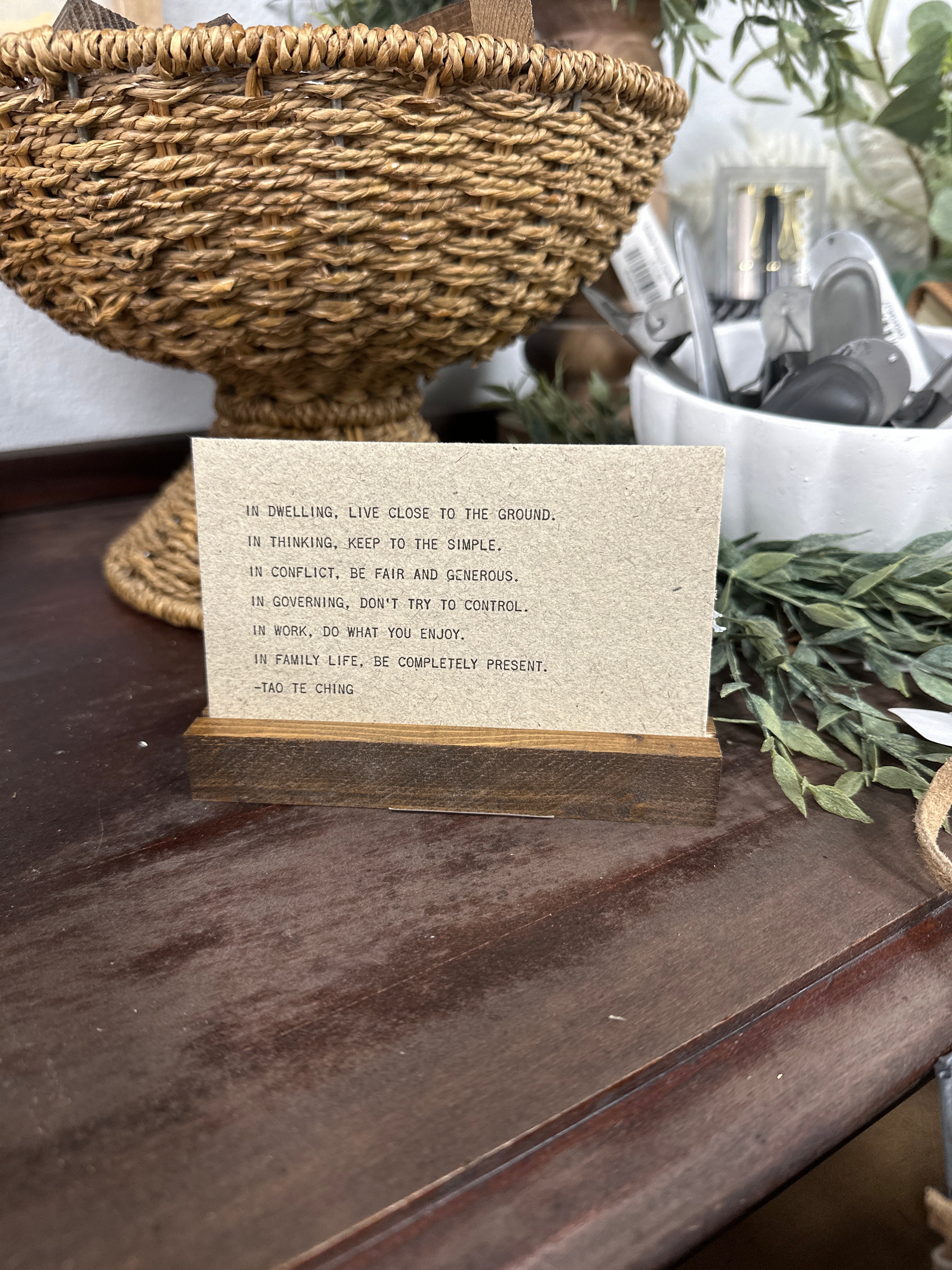 Gathered Thoughts ~ Good Advice