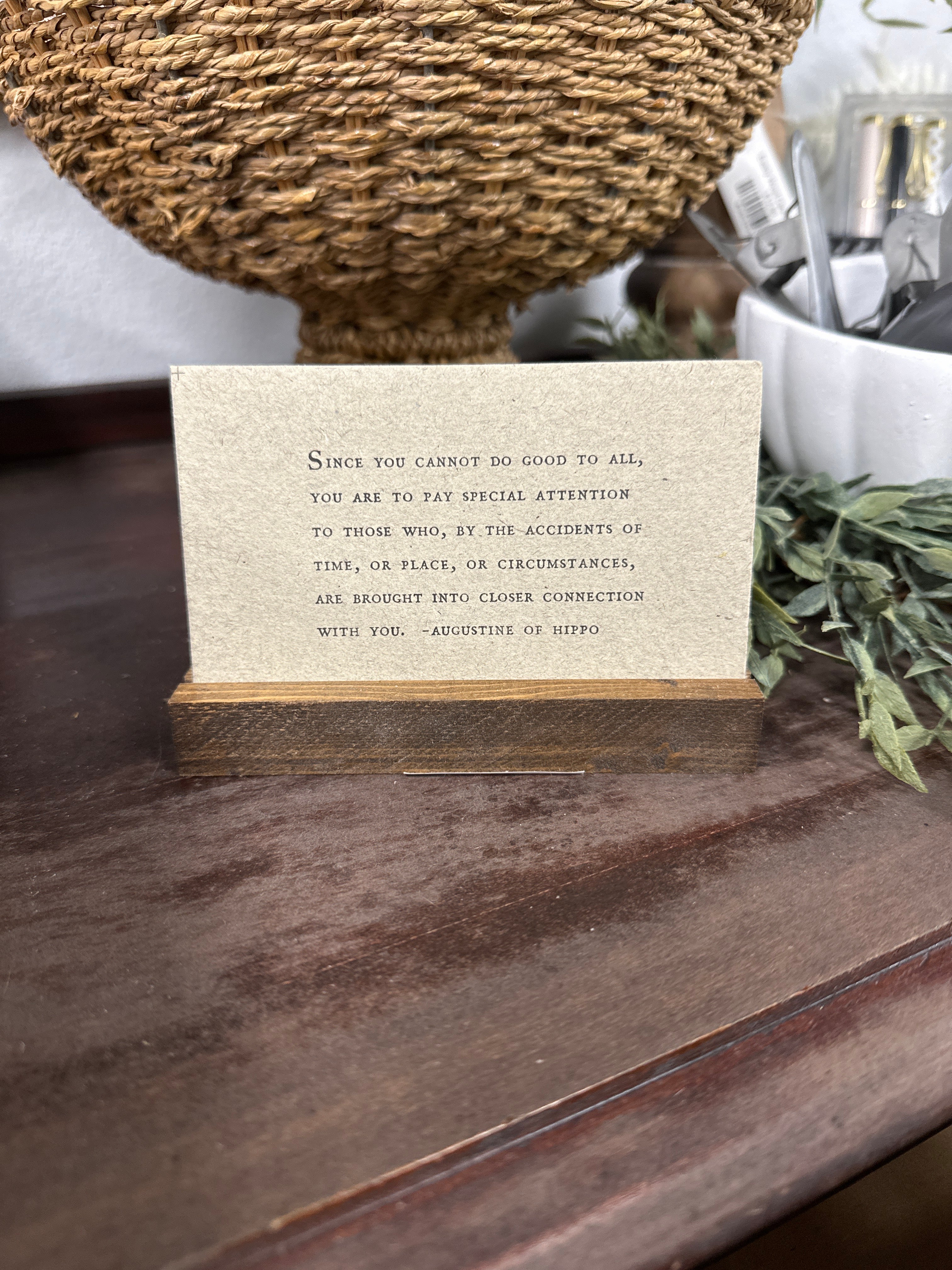 Gathered Thoughts ~ Good Advice