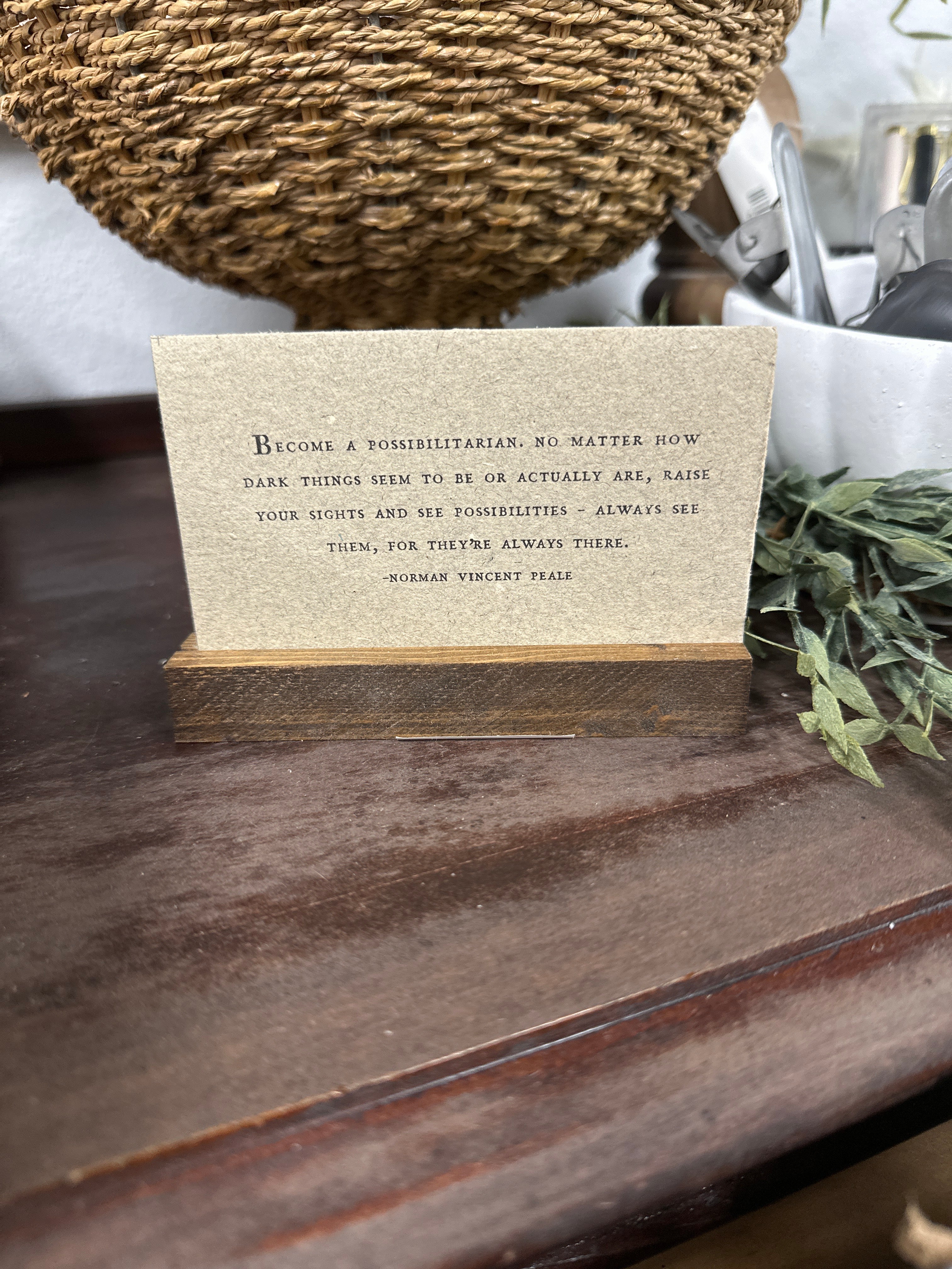 Gathered Thoughts ~ Good Advice