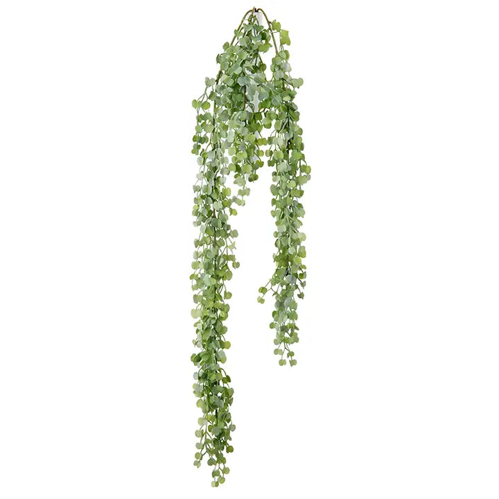 Artificial Hanging Button Leaf Bush