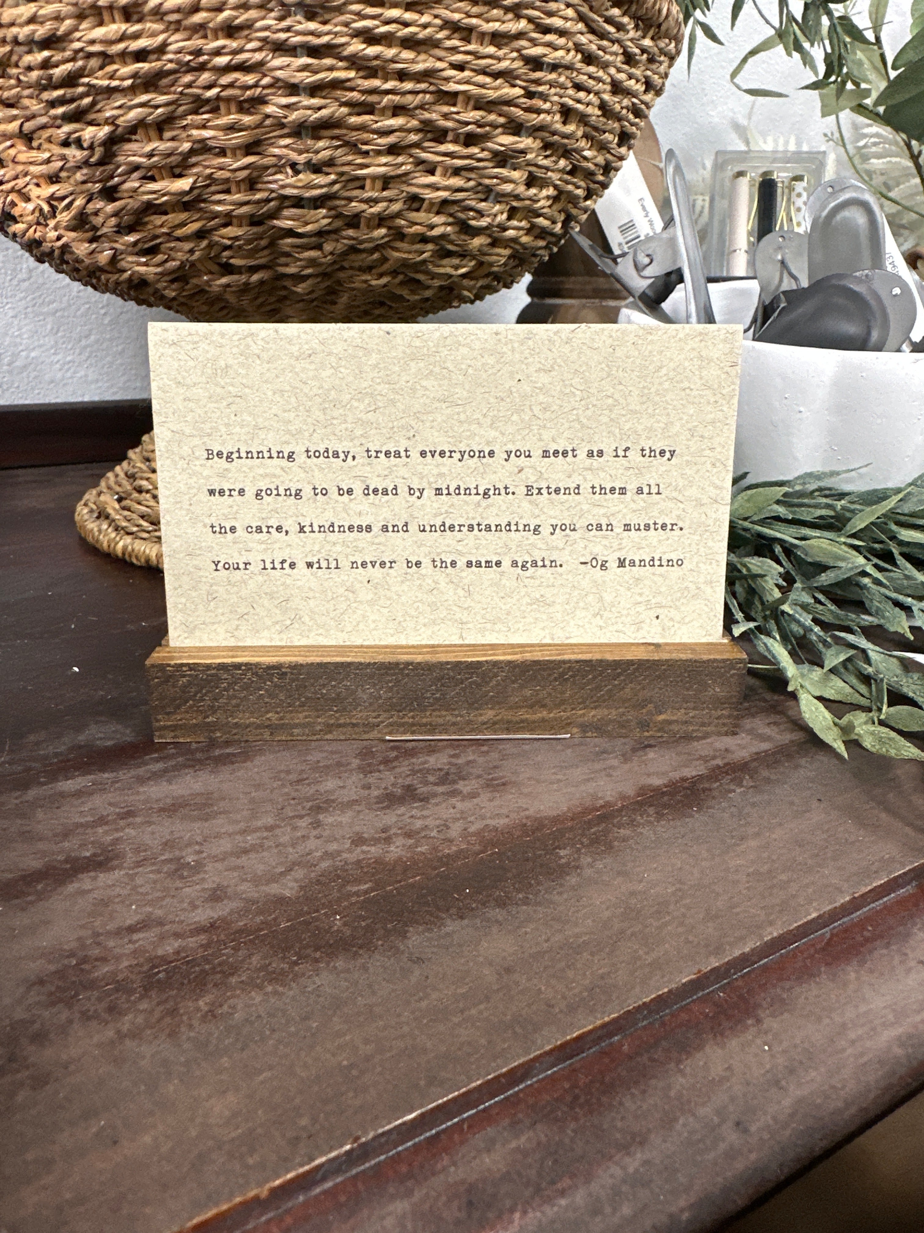 Gathered Thoughts ~ Good Advice