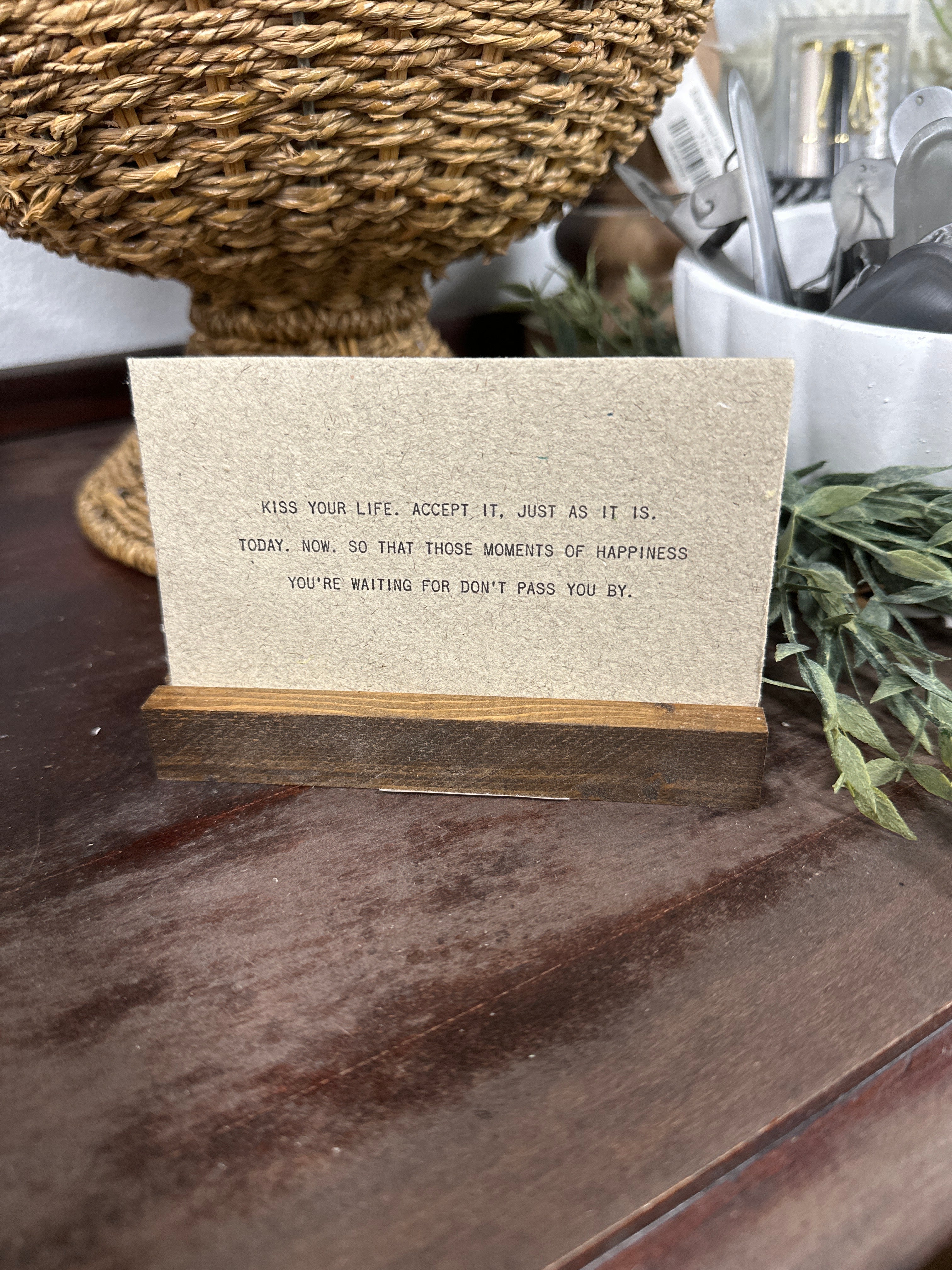 Gathered Thoughts ~ Good Advice