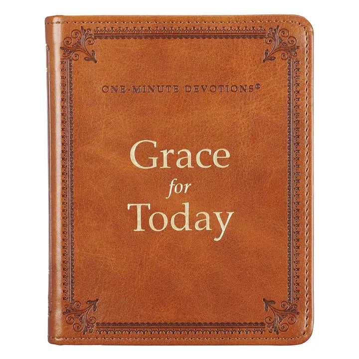 One Minute Devotions ~Grace for Today {Leather Cover}