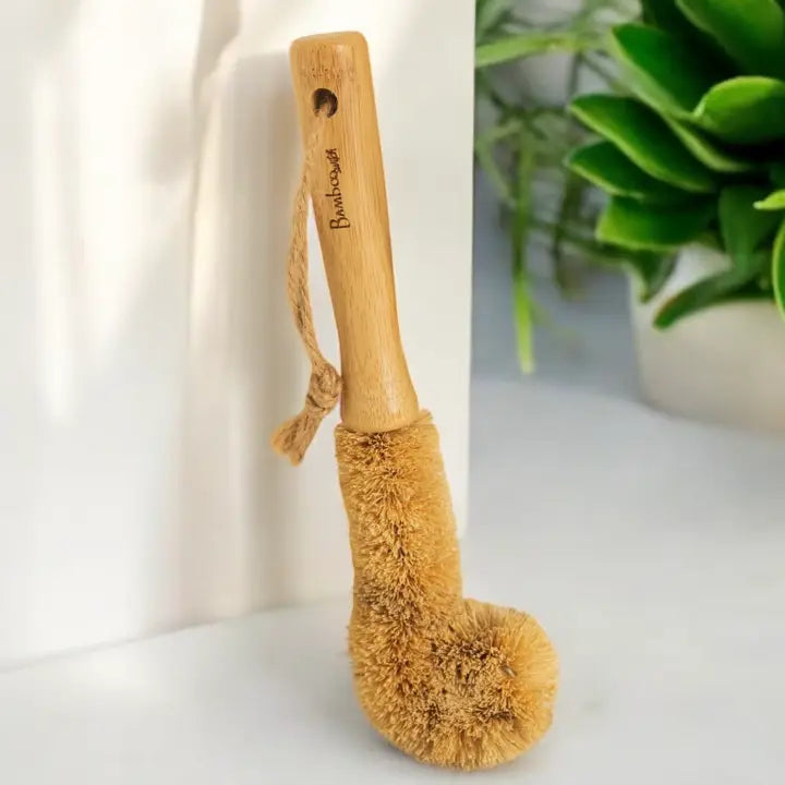 Bamboo Glassware Scrub Brush