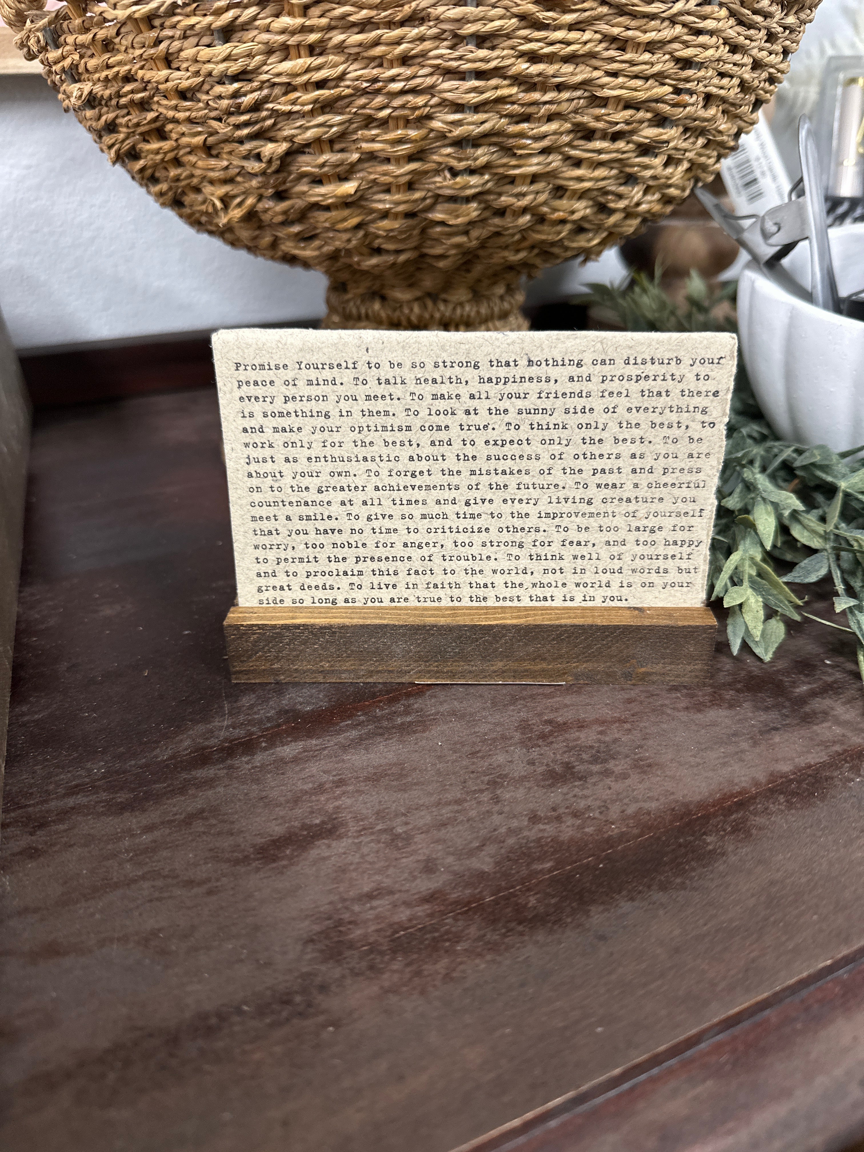 Gathered Thoughts ~ Good Advice