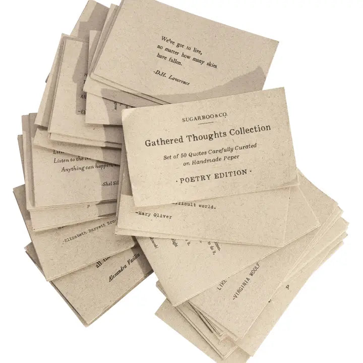 Gathered Thoughts ~ Poetry Edition