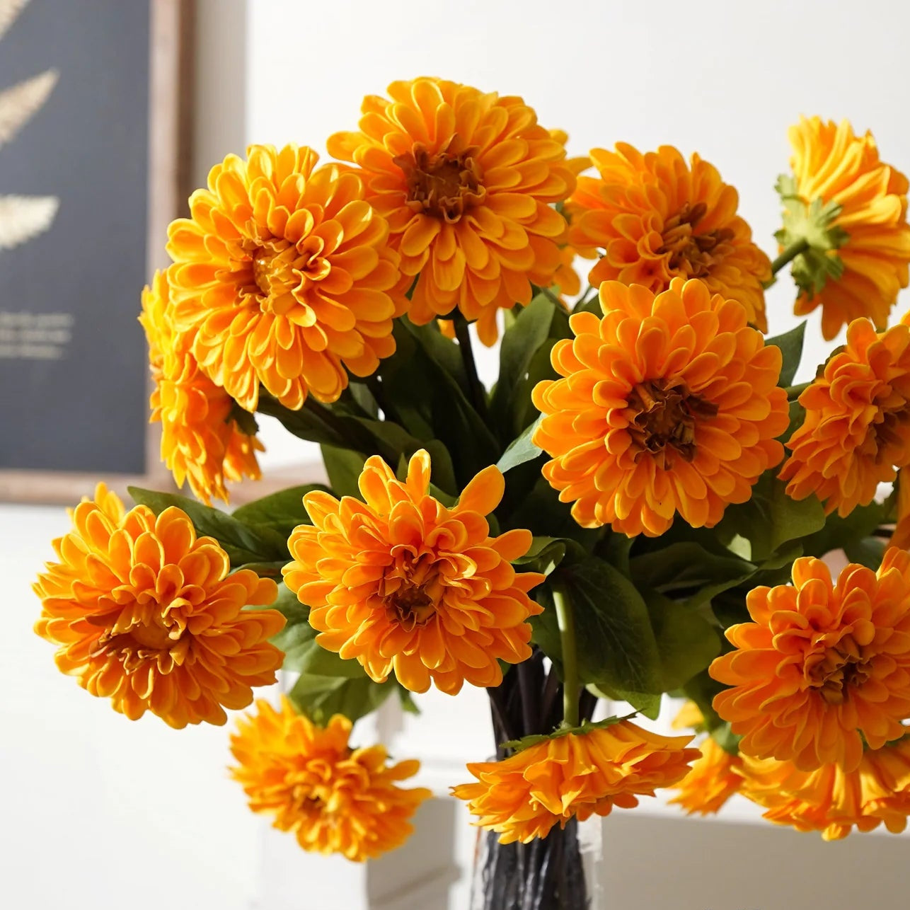 Tatiana Real Touch Zinnia Bloom