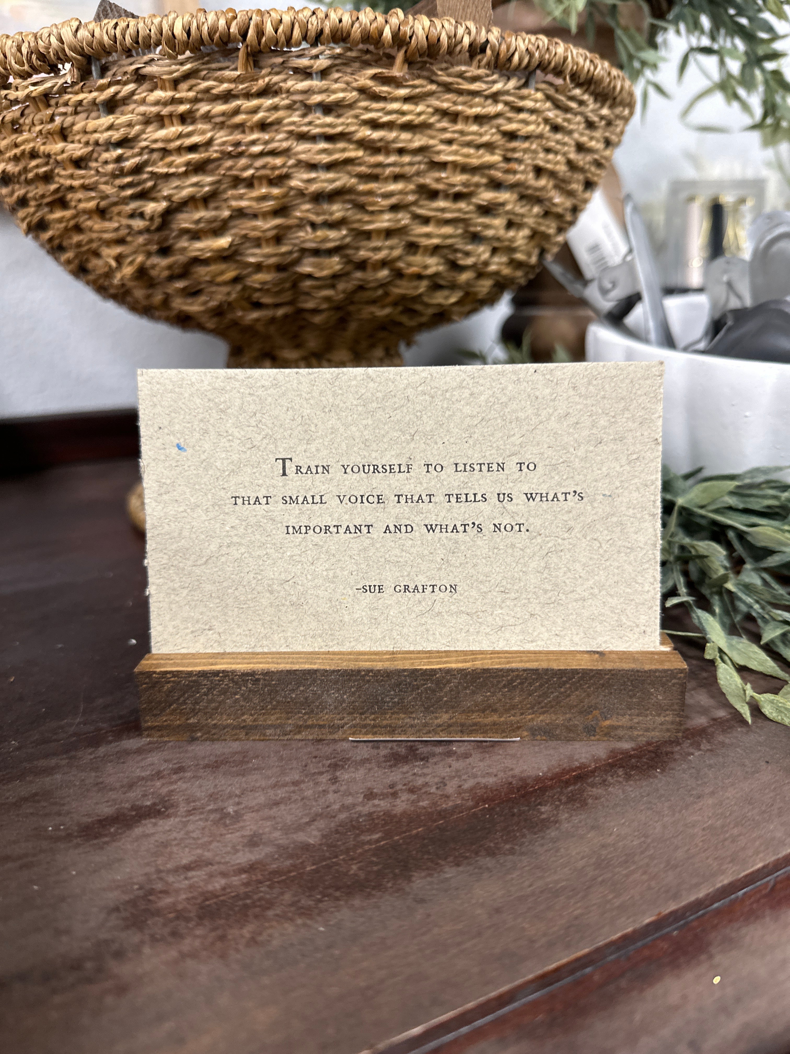 Gathered Thoughts ~ Good Advice