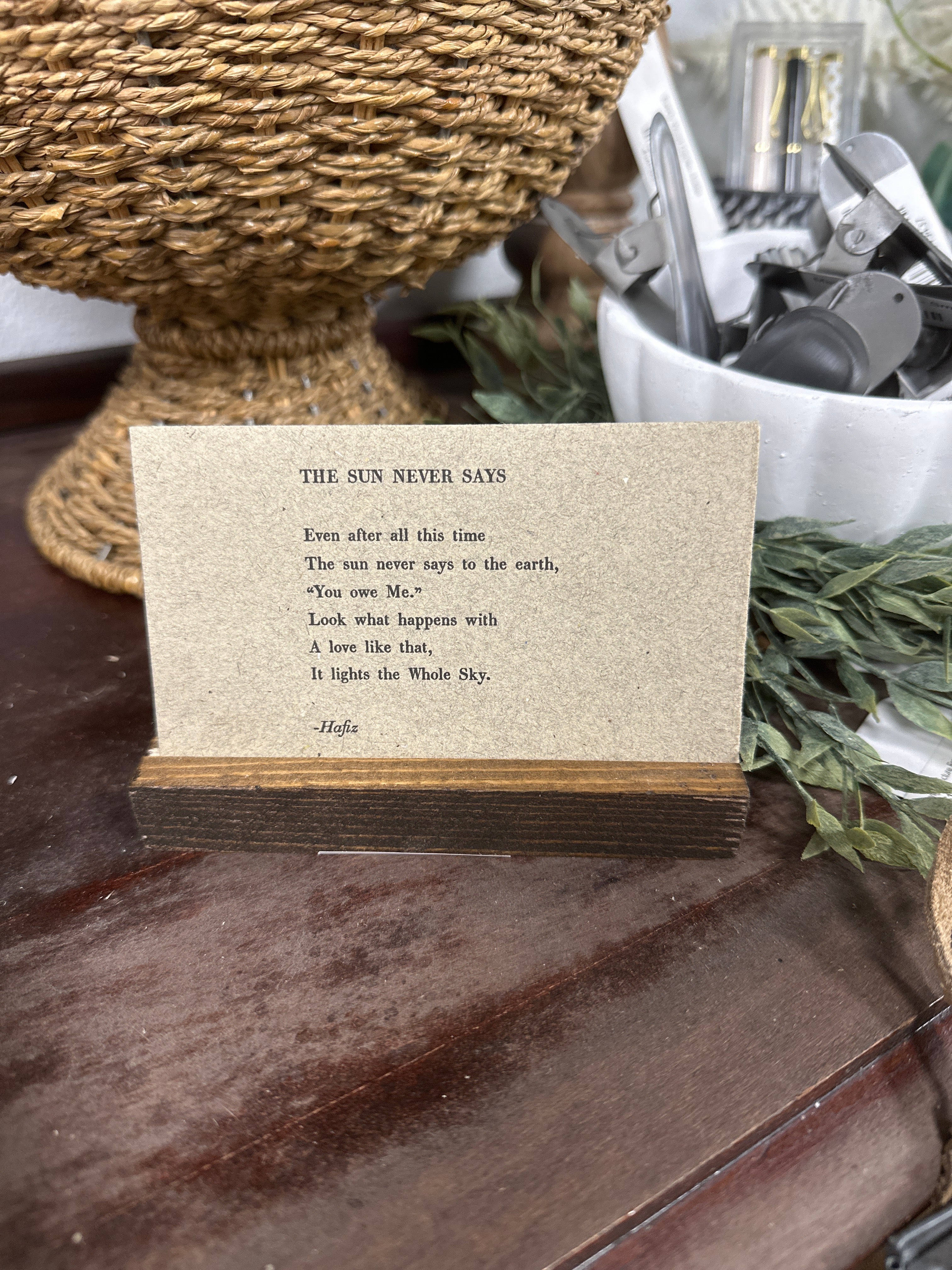 Gathered Thoughts ~ Poetry Edition