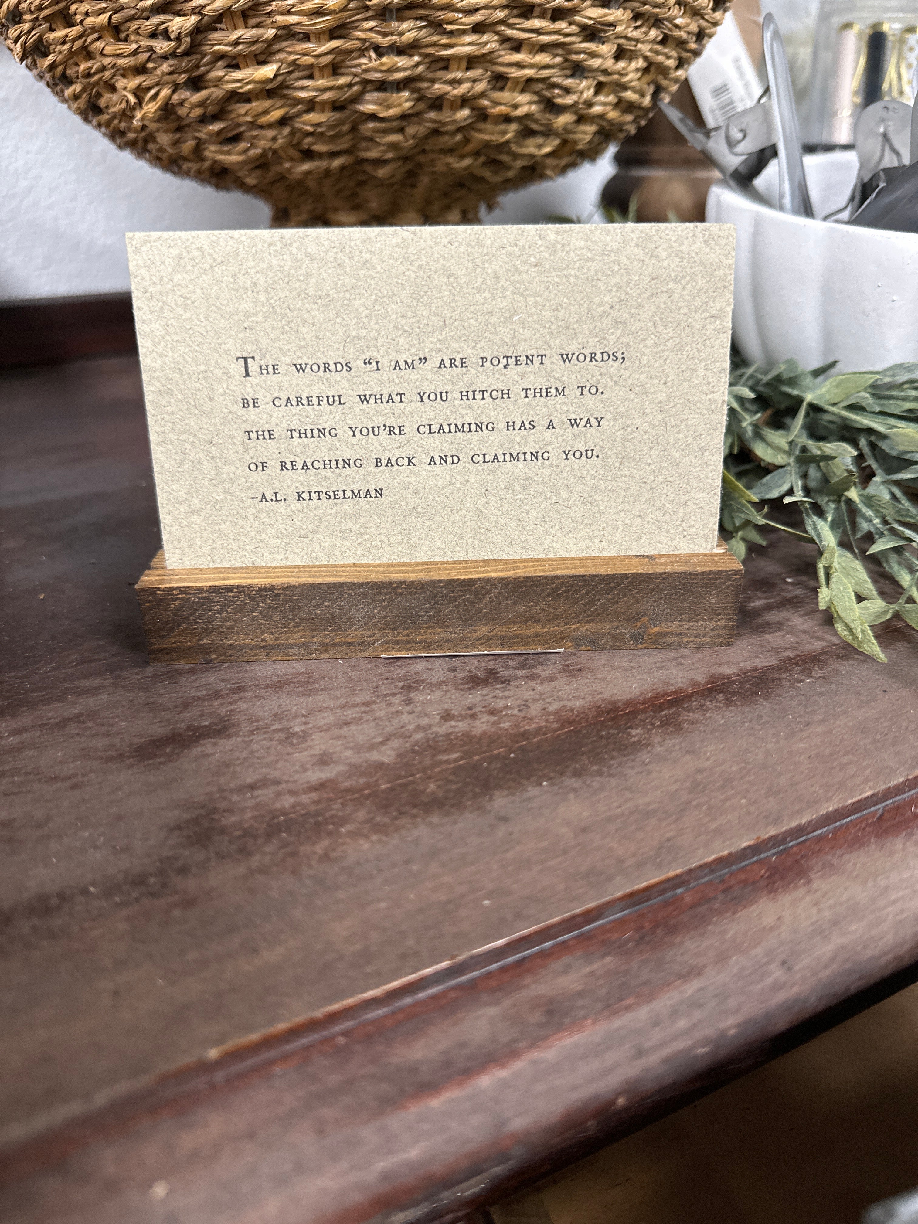 Gathered Thoughts ~ Good Advice