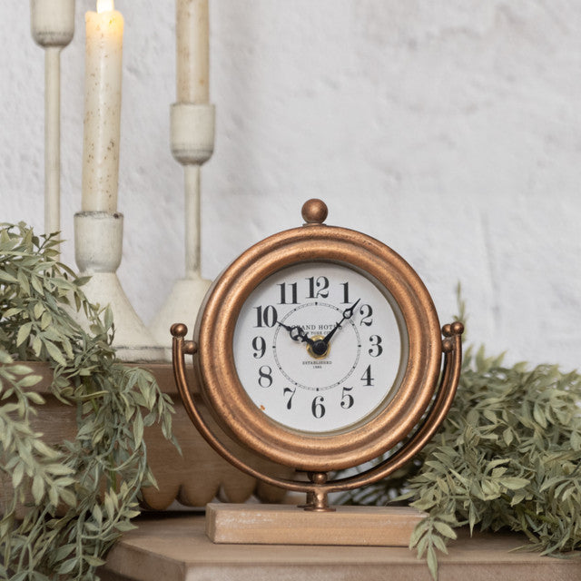 Wooden Tabletop Clock