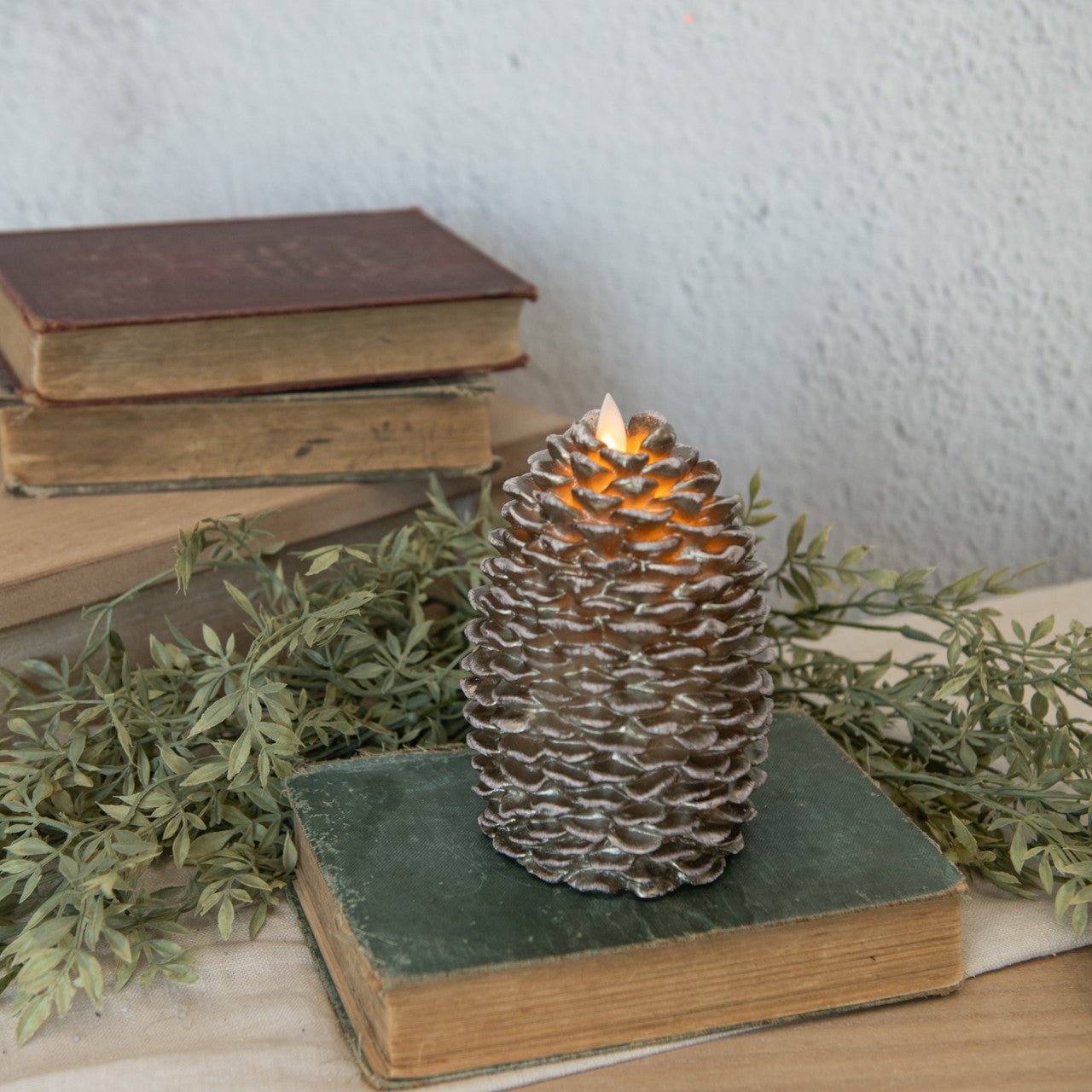 Pinecone Candle {Moving Flame}