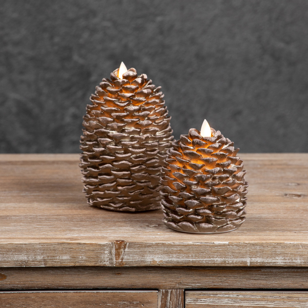 Pinecone Candle {Moving Flame}