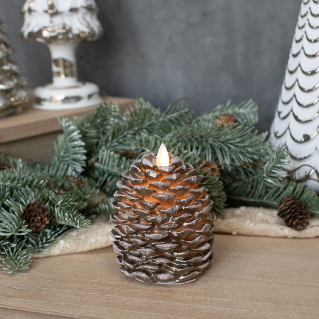 Pinecone Candle {Moving Flame}