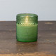 PINE GREEN DOTTED GLASS 3D FLAME CANDLE