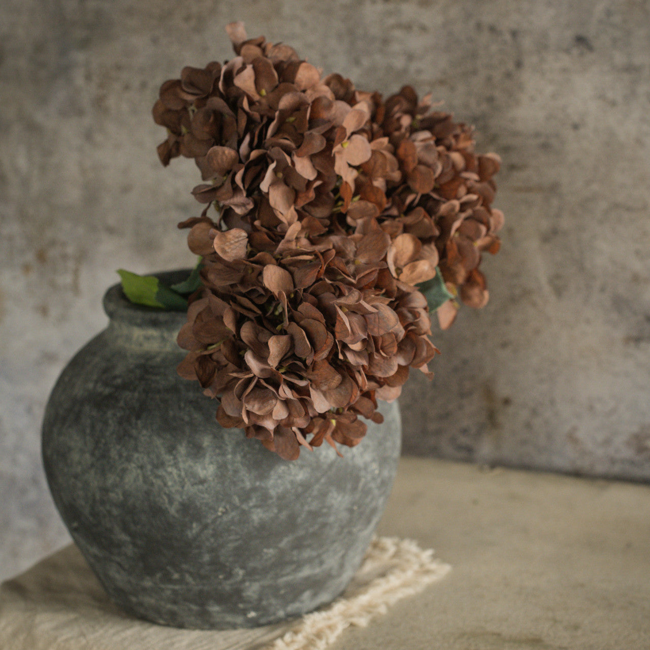 Brown Hydrangea Spray