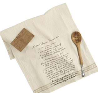 Thanksgiving Reciepe Spoon & Towel Set