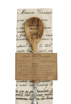 Thanksgiving Reciepe Spoon & Towel Set