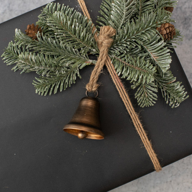 2.5" Bronze Faith Bell Ornament