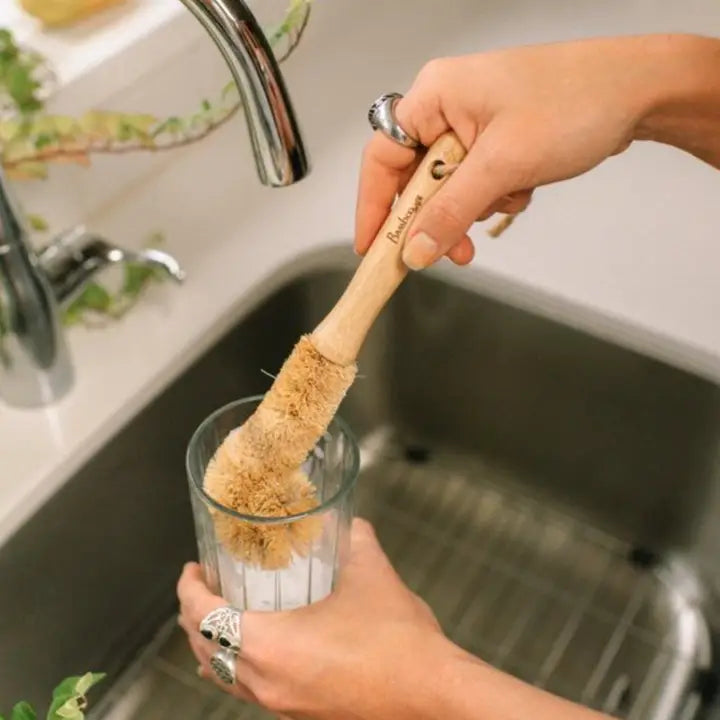 Bamboo Glassware Scrub Brush