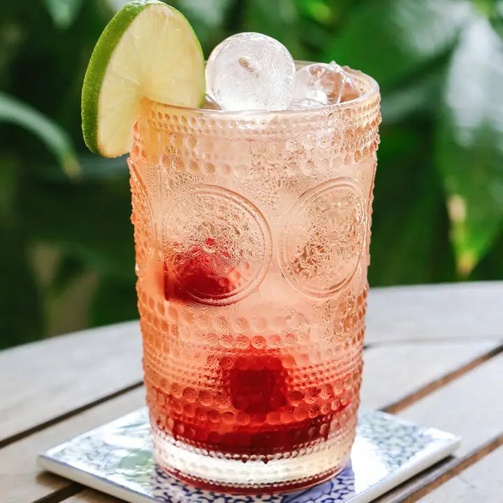 Hobnail Beaded  Drinking Glasses