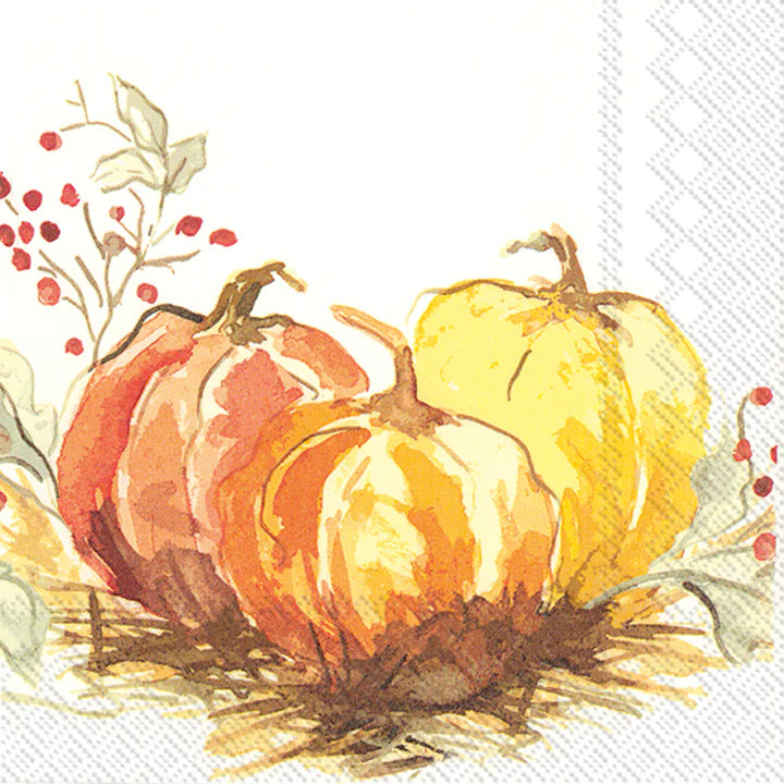 Painted Pumpkin Napkin