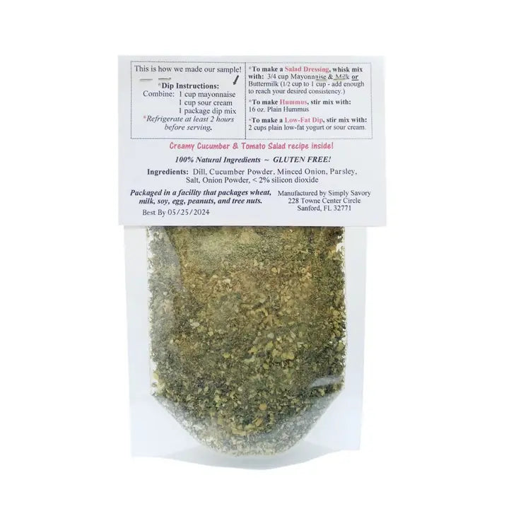 Cucumber Dill Dip Mix