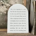 Arched Wood Shelf Sitter
