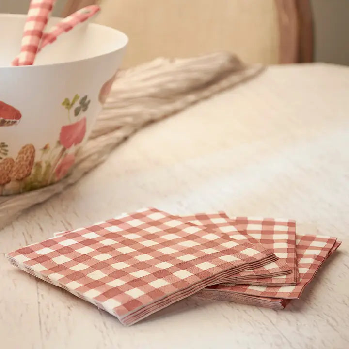 Red Gingham Napkins