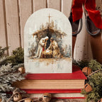 Arched Wood Shelf Sitter