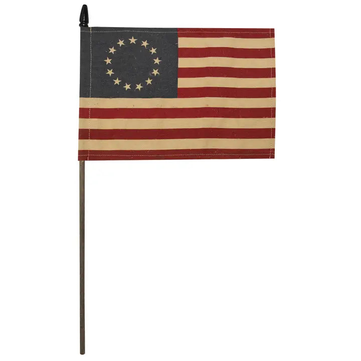 Teastained Betsy Ross Flag Pick
