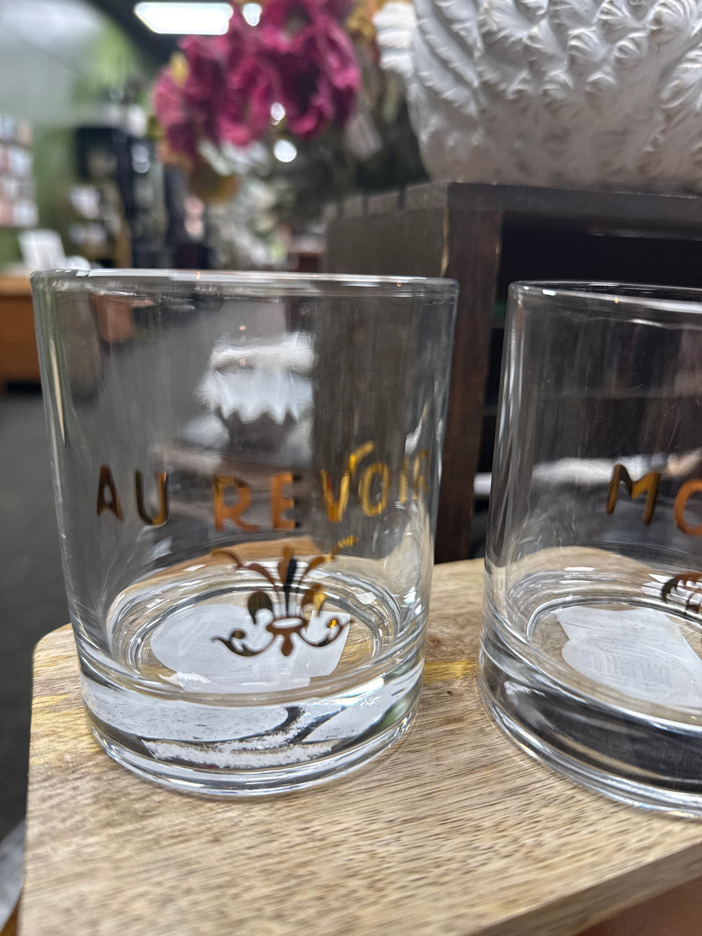 Gold Drinking Glass