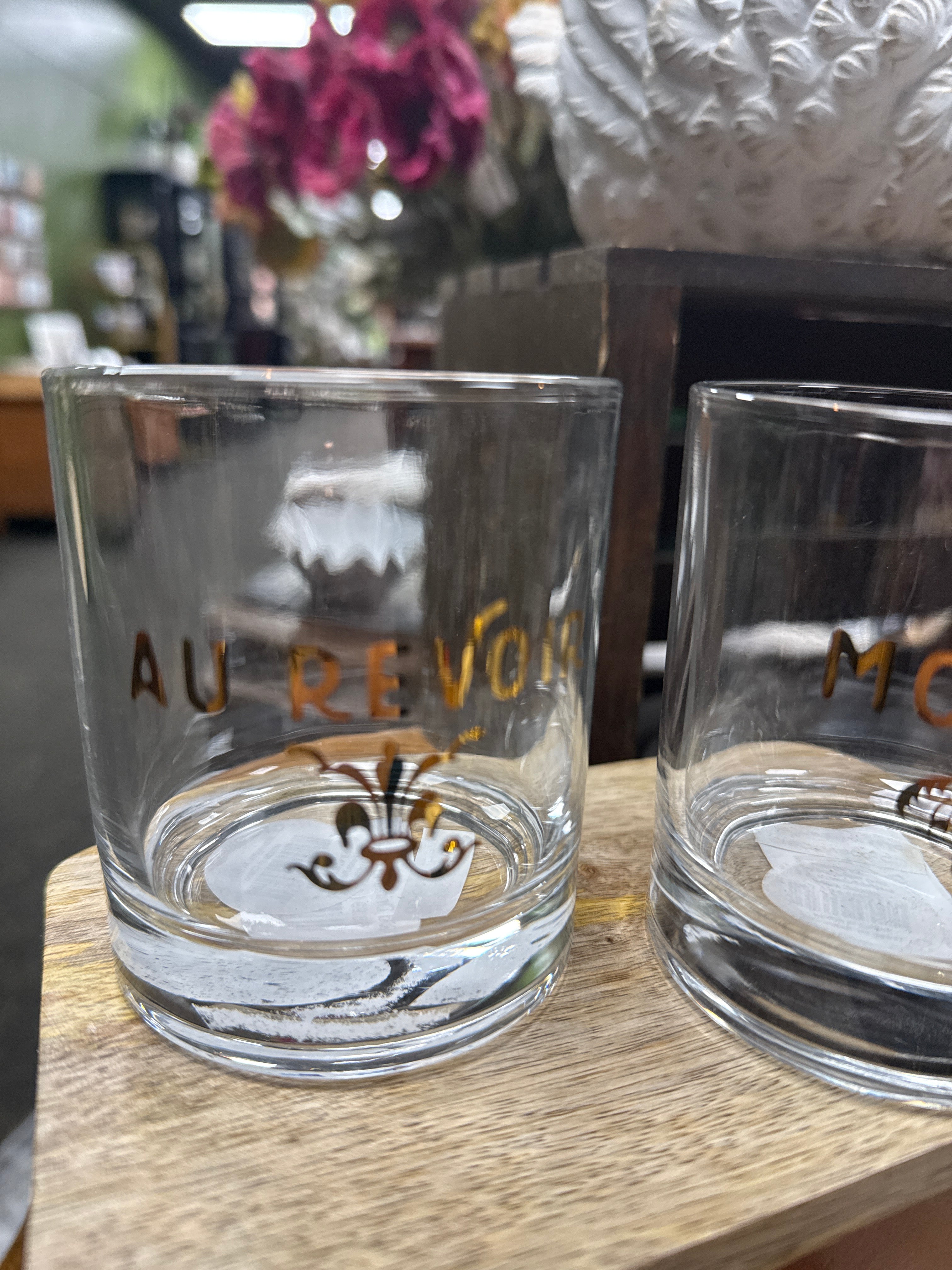 Gold Drinking Glass