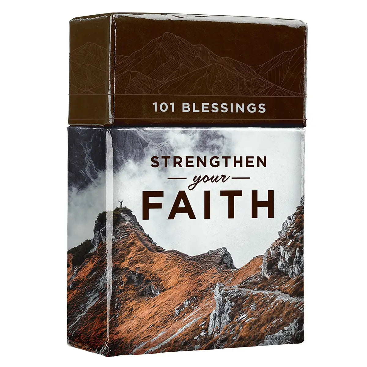 Box of Blessings Brown Faith Mountains