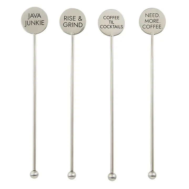 Stainless Steel Stir Sticks - Coffee