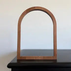 Arched Wood Frame & Art