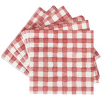 Red Gingham Napkins