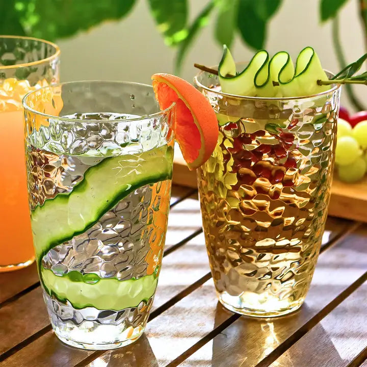 Clear Acrylic Hobnail Cups