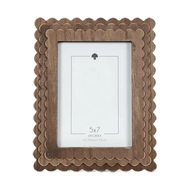 Scallop Photo Frame