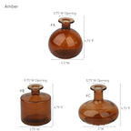 Dark Amber Medicine Bottle Bud Vases Apothecary Jars