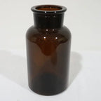 Dark Amber Medicine Bottle Bud Vases Apothecary Jars